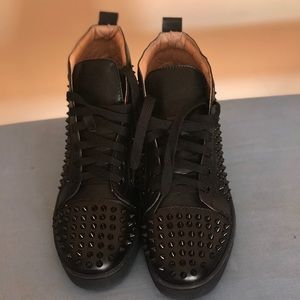 Black Christian louboutin sneakers